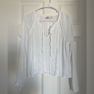 White longsleeve top